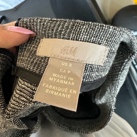 H&M Small grey plaid dress - Picture 3 of 4